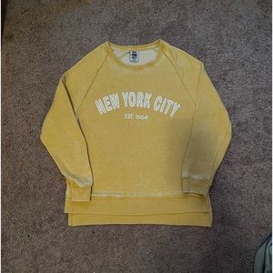 New York City Yellow Crewneck